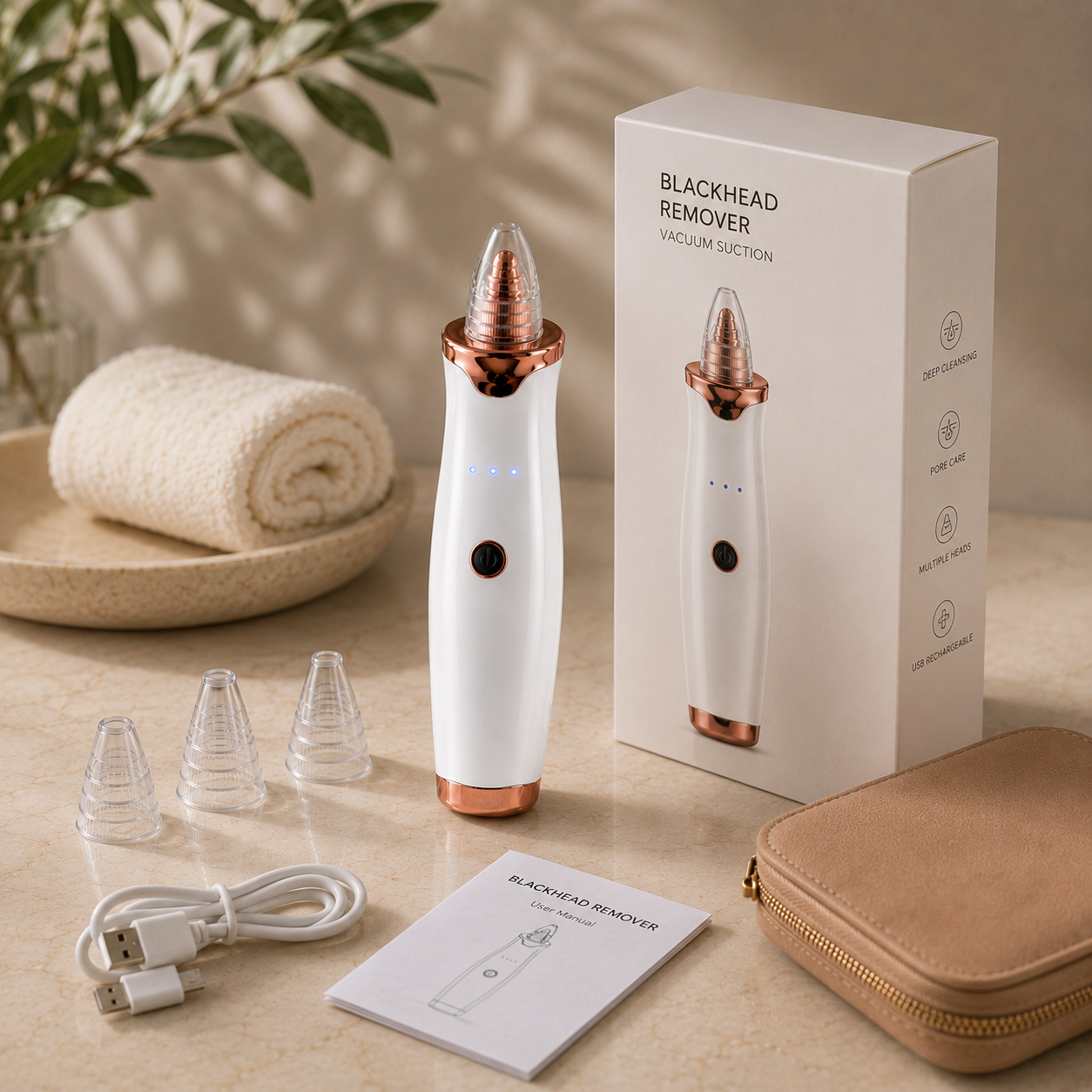 Aspirateur Points Noirs Pro — Pores Nets Immédiatement