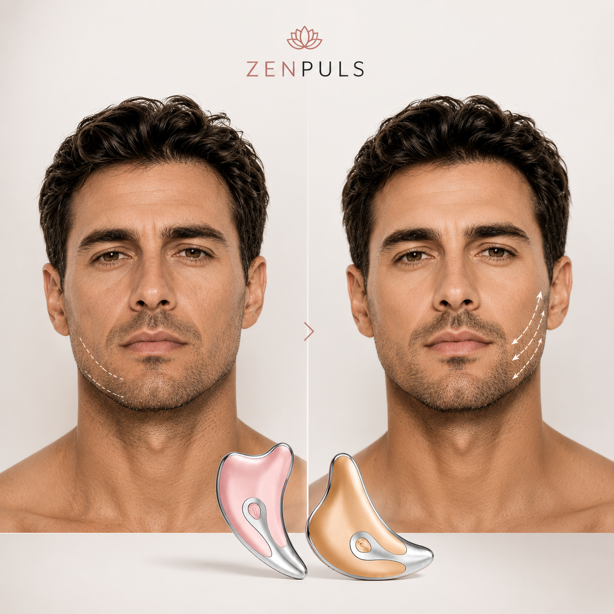 Masseur Gua Sha LED — Drainage Lymphatique & Microcourant