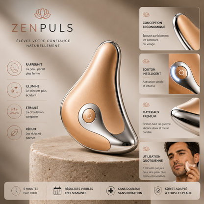Masseur Gua Sha LED — Drainage Lymphatique & Microcourant