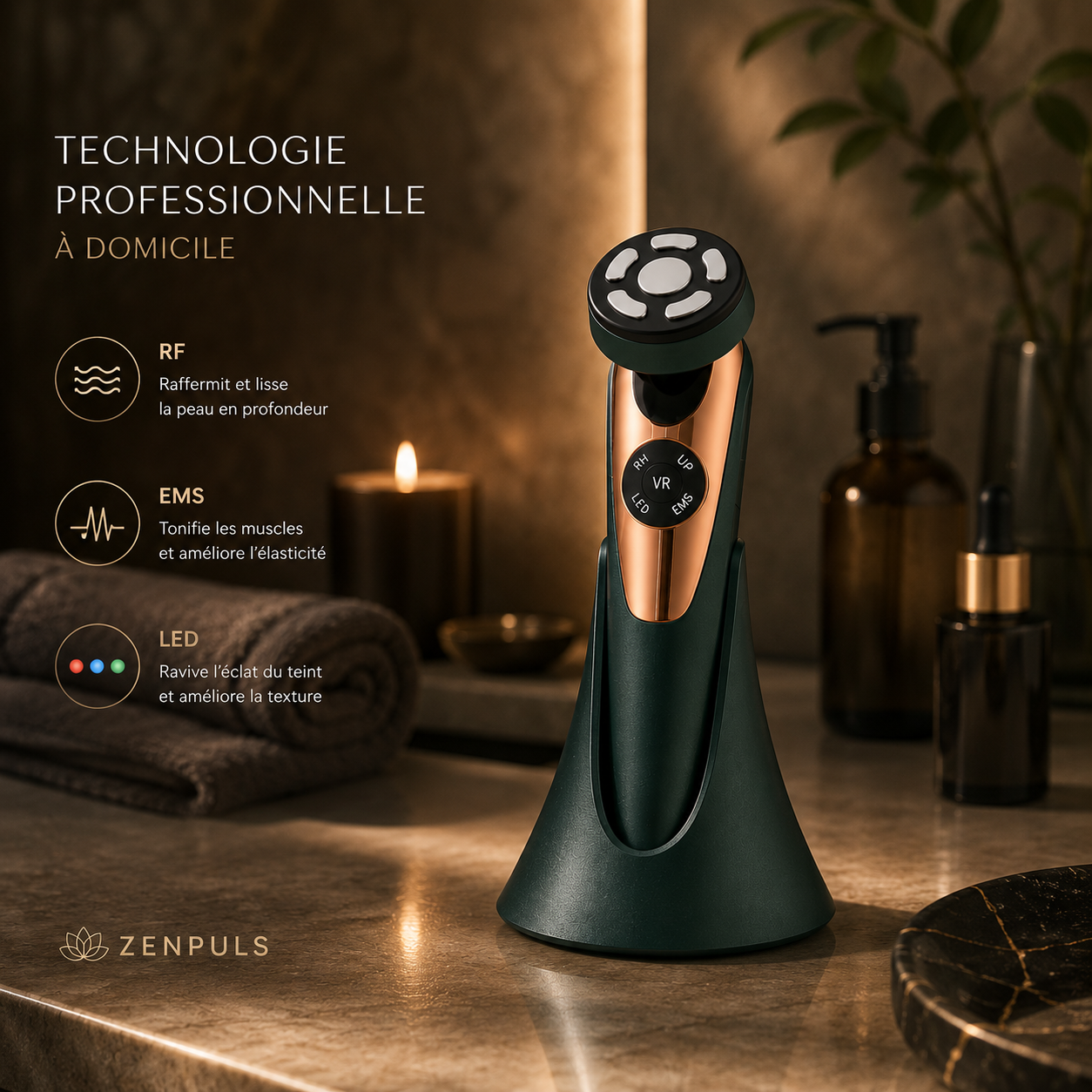 Lifting Visage à Domicile — Technologie Radiofréquence Anti-Âge