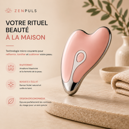 Masseur Gua Sha LED — Drainage Lymphatique & Microcourant